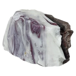 Amethyst Milk Glass Art Glass Cullet Swirled Slag Glass #5L146 - Picture 1 of 6