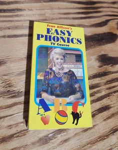 Fran Allison's Easy Phonics TV Kurs VHS-Kassette getestet & funktionsfähig VINTAGE!! - Bild 1 von 4