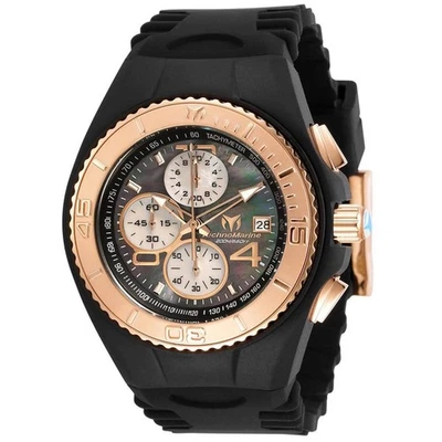 Technomarine Men's Watch Cruise Quartz JellyFish Rose Gold Bezel Strap TM-115350 - Image 1 of 2