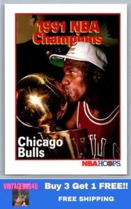 1991-92 Hoops #543 1991 NBA Champions 72 - Picture 1 of 2