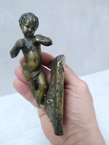 Antique Bronze Sculpture Cherub 19th.Signed L.KLEY. - Picture 1 of 24
