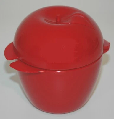 Tupperware Big Apple - rot - Apfel Apfeldose Apfelbehälter Obstbox Früchtedose - Bild 1 von 4