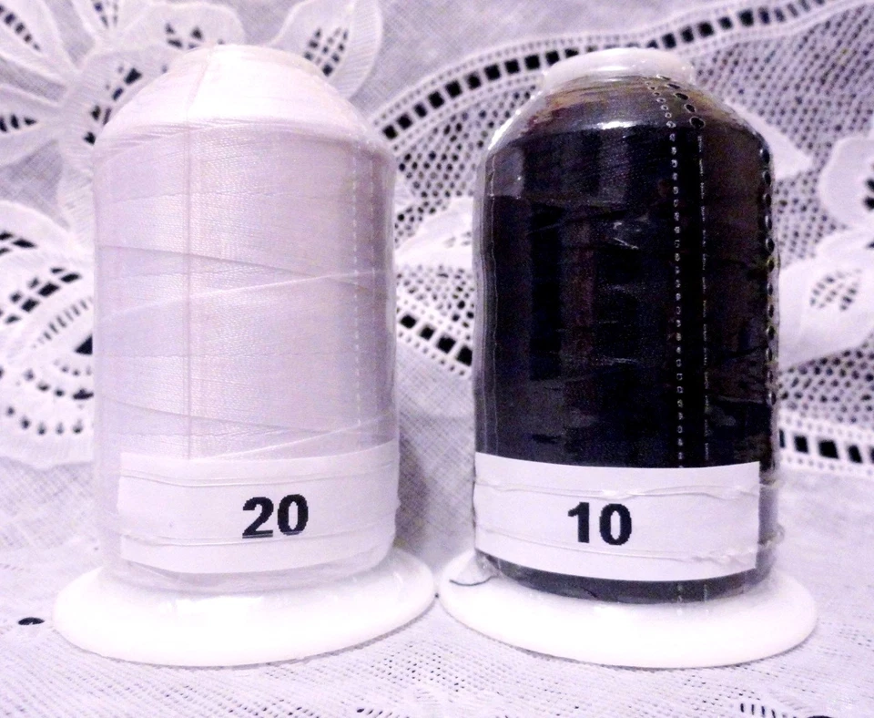NEW White & Black GUTERMANN miniking 100% polyester thread 1094 yd Spools  - Image 1 of 1