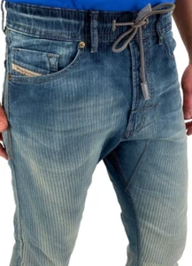 NEW Diesel NARROT Sweat Jeans in Blue Size W26/WAIST ACROSS 14"x L30" Carrot - Picture 1 of 15