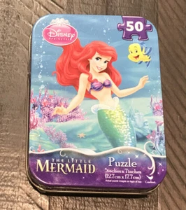 Disney Princess The Little Mermaid Ariel 50pc Puzzle in Collectible Tin 5' x 7' - Picture 1 of 2