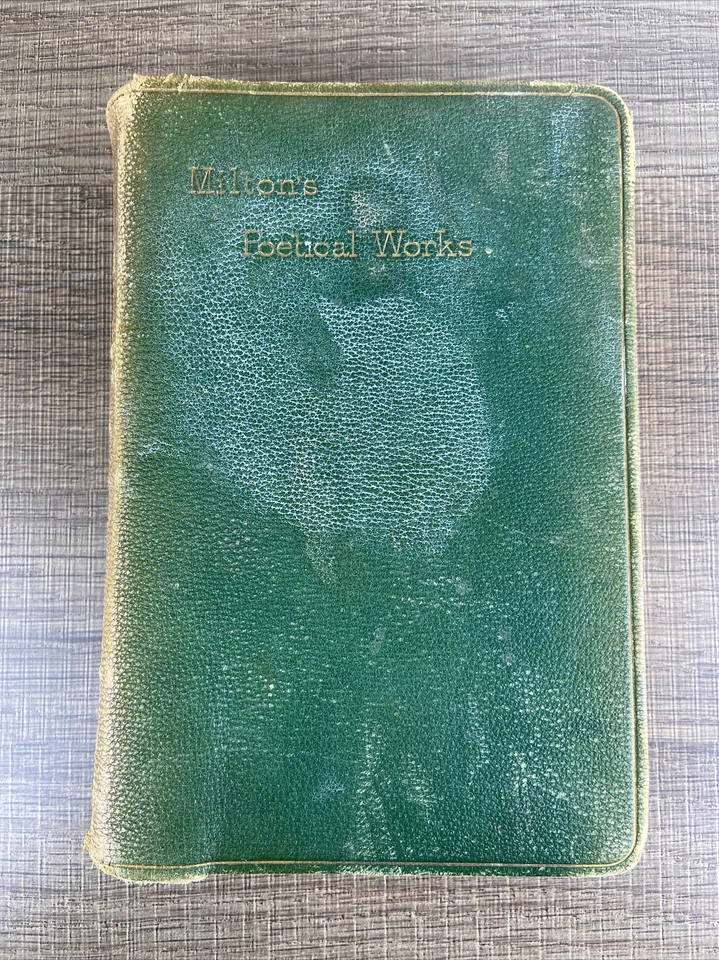 Poetical Works Of John Milton ‘Lansdowne Poets' Leather Illustrated Gilt Edge - Image 1 of 4