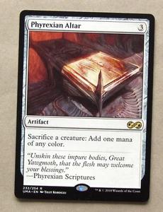 MTG PHYREXIAN ALTAR (X1) ULTIMATE MASTERS NM Pack Fresh NEVER PLAYED Magic Card - Picture 1 of 2