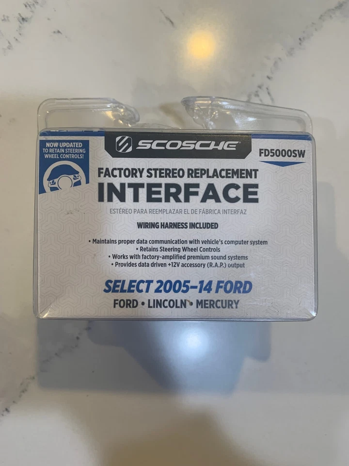 Scosche Stereo Replacement Interface FD5000SW Select 2005-14 Ford Lincoln - Image 1 of 2