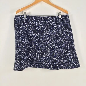 Target womens skirt size 18 multicolour geometric mini stretch A-line 052410 - Picture 1 of 9