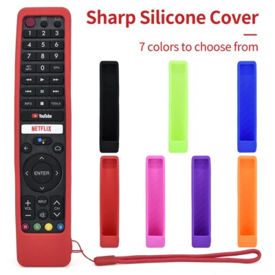 Custodia per telecomando in silicone per Sharp TV GB345 GB346WJSA custodia pr... - Immagine 1 di 4