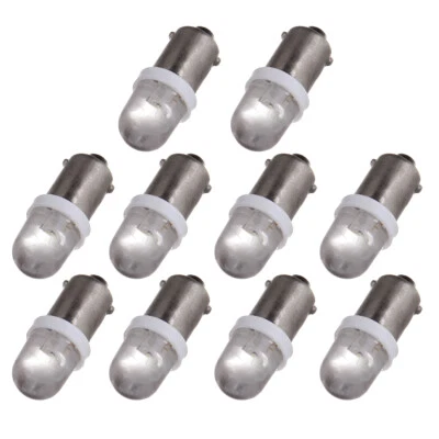 10x BA9S H6W 57 Xenon White LED Instrument Panel Light Dash Bulbs Bayonet 1895 - Image 1 of 4