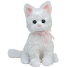 Sugar the White Cat  Pink Ribbon Ty Beanie Baby Retired MWMT Collectible