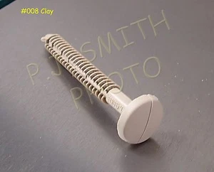 Vinyl Shutter Lok Fasteners Clay [Qty of 84]  3" Length Exterior #008 - Picture 1 of 2