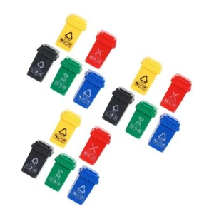15 PCs Miniaturmüll -Mülleimer Mini -Mülleimer für Outdoor -Szenen für - Bild 1 von 12