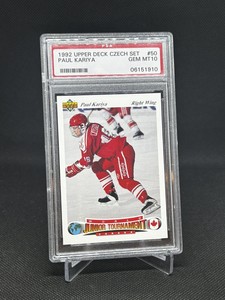 1991 Upper Deck Czech Paul Kariya World Juniors Rookie #50 PSA 10