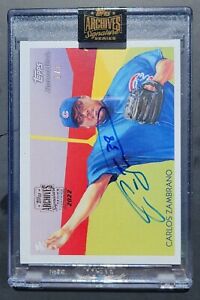 2022 Topps Archives Auto Signature Series | Carlos Zambrano | ***1/1*** Cubs 