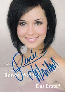 Autogramm - Renee Weibel (Verbotene Liebe) - Bild 1 von 1