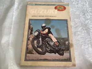 CLYMER SERVICE REPAIR PERFORMANCE WORKSHOP MANUAL SUZUKI GS550 FOURS 1977-1978 - Picture 1 of 11