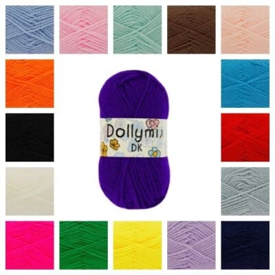 King Cole Dollymix DK 25g Strickgarn doppelt stricken - Spielzeug häkeln - UK LAGER