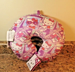 Hello Kitty Sanrio Travel Comfort Neck Pillow Purple NWT - Picture 1 of 4