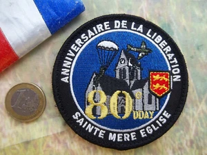 gendarmerie patch Sainte-Mère-Église 80th D-Day anniversary liberation - Picture 1 of 2