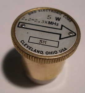 BIRD Electronics Wattmeter Element Slug 5M, 2200-2300Mhz, 5W - Picture 1 of 4