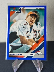2019 Panini NFL Donruss John Elway Press Proof Blue Photo Variation #89 - Bild 1 von 2