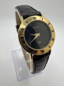 Vintage Women’s Ladies Gucci 3000l Watch Oldmoney Classy Elegant 18k Gold Plated - Picture 1 of 22