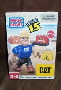 Mega Bloks Mini Baustelle 15 Stück Bausteine Spielset Spielzeug #7844 - Bild 1 von 3