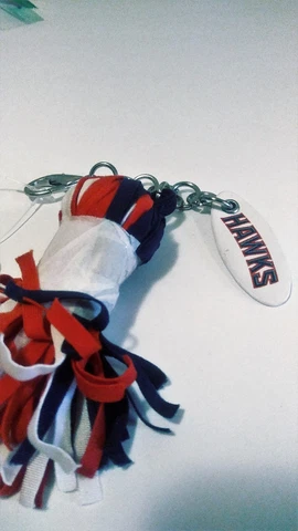 Atlanta Hawks NBA Keychain/Bag Charm BySaraDesigns NWT Cover
