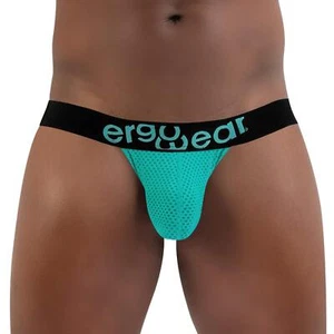 Ergowear MAX Mesh Bikini Slip Herrenunterwäsche Tanga Mega Enhancing Beutel Ausbuchtung - Bild 1 von 19