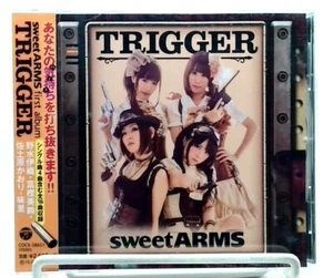 TRIGGER / sweet ARMS (野水伊織, 富樫美鈴, 佐土原かおり, 味里) [CD][OBI] Anime Song/ JAPAN - Picture 1 of 2