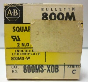 Allen-Bradley 800MSXOB Pushbutton - Picture 1 of 6