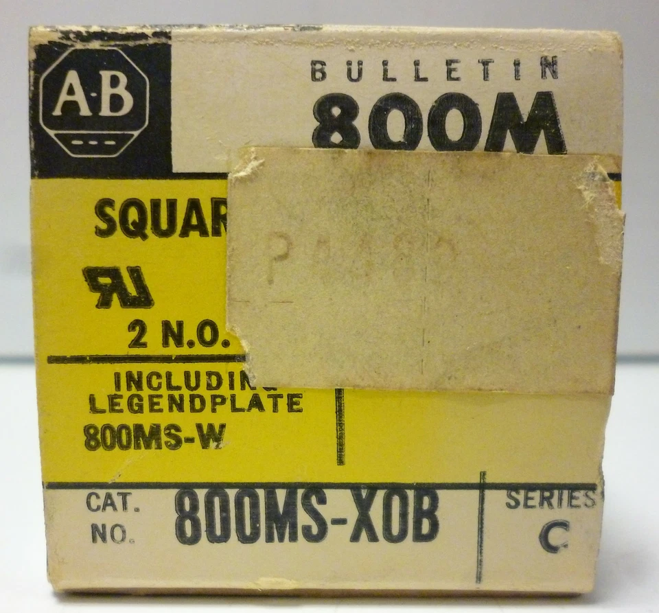 Pulsador Allen-Bradley 800MSXOB Foto 1 de 4