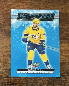 2023-24 Upper Deck Extended Dazzlers Blue #DZ-104 Roman Josi Nashville Predators - Picture 1 of 2