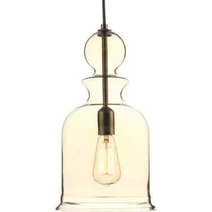 Progress Lighting 1-Light W/ Champagne Clear Glass Rustic Antique Bronze - Picture 1 of 6