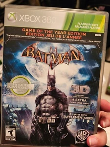 XBOX 360 - Batman Arkham Asylum GotY - Complete CIB - Tested! no kids no smoke - Picture 1 of 8