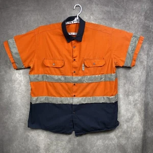 Lantern Fish 3M Scotchlite Reflective Work Shirt Mens 3XL Safety PPE Tow Truck - Picture 1 of 20