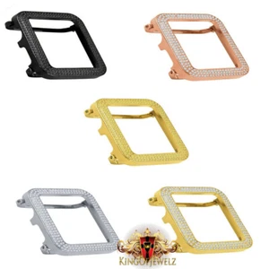 Stainless Steel Apple Watch Bezel Series 4,5,6 14K Gold Tone 44 mm Cover Case - Picture 1 of 34