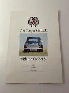 Cooper Mini 1992 Car Brochure (Ref:50) - Picture 1 of 1