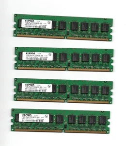 Elpida 1 GB DDR2-RAM 2Rx8 PC2-6400 EBE11ED8AJWA-8G-E1 - Bild 1 von 1