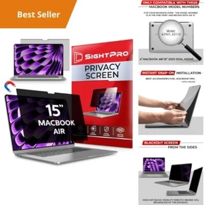 MacBook Air 15 Inch Privacy Screen Filter Magnetic Attachment Anti-Spy Film for - Picture 1 of 6
