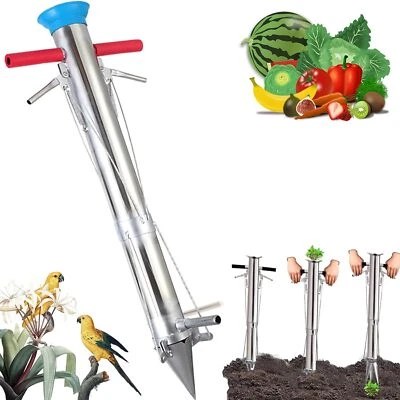 Bulb Planter Manual Seedling Transplanter Vegetable Transplanter Garden Tool AU - image 1 of 4