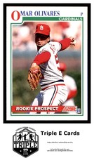 1991 Score #748 Omar Olivares RC St. Louis Cardinals ~A3P