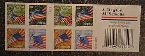 2014USA #4782b-4785b 4785h Forever A Flag For All Seasons (S2222)Booklet 20(SSP) - Picture 1 of 2