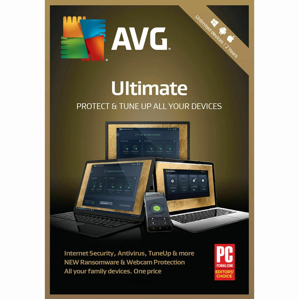 AVG Ultimate 2019 Protection Internet Security Antivirus