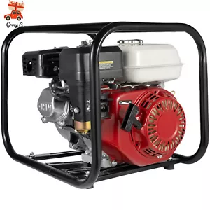 2" Benzin Schmutzwasserpumpe Motorpumpe Garten Brunnen Teichpumpe 6.5 PS 4-Takt - Bild 1 von 16