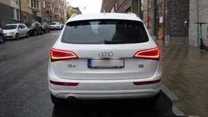 Lackiert Glanz Schwarz Audi Q5 DACH Verlängerung Lippe Spoiler AERODYNAMISCH UK Verkäufer - Bild 1 von 5
