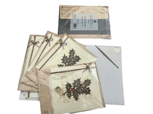 Burgoyne Cartoline di Natale X5 Cards Eleganti Artigianali con Buste Autosigillanti - Foto 1 di 6