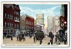 1918 Peachtree Street Looking North Marietta Street Atlanta Georgia GA Postcard